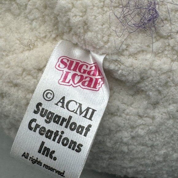 Sugarloaf Creations Plush Snowman With Green Hat & Hearts Accent 13" Tall READ - Picture 4 of 7